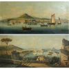 <p>Par de vistas Napolitanas - OST - 43 x 88 cm.</p>