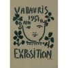 PICASSO - Vallarius - 1951 (green) - Exposition - CID - 16 X 55 cm.