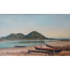 BENEDITO CALIXTO - Praia de São Vicente - OST/CID - 30 x 50 cm.