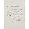 Umberto Eco - Carta manuscrita e assinada, enviada para Antônio Bulhões, um bibliófilo brasileiro; uma página, sem data. Tem poucas correspondências, sendo esta admirável. - Umberto Eco, foi renomado escritor italiano que, inspirado no fato de ser um experiente bibliófilo, criou, entre outros, o livro O Nome da Rosa, um dos maiores sucessos literários do Sec. XX. - Tem poucas correspondências, sendo admirável.