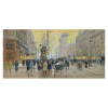 Edouard Cortes. - Port Saint-Denis.Guache sobre papel, 59 cm x 30 cm. Assinado embaixo à direita: E. Cortes.