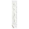 Emanoel Alves de Araujo. Sem Título. Escultura de madeira monocromática branca; 39,5 cm de comprimento, 15,8 cm de largura e 221,2 cm de altura. Assinada no reverso pelo artista e datada: SP 2013.