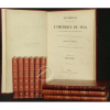 1.Francis de Castelnau <br />a) Expedition das les parties anticles dl Amerique du Sud, do Rio de Janeiro a Lima et de Lima ao Pará - 1843 -1847. 6 volumes: 467 pp., 485 pp, 483 pp, 467 pp, 4878 pp., 432 pp, gravuras e mapas. Impresso por Bertrand, Paris. Volumes 1 e 2 - 1850; os demais 1851,. Encadernado, 21 x 14 cm.<br />b) Vues et scenes dans les parties centrales de l Amerique du Sud - de Rio de Janeieo a Lima e de Lima ao Pará - 1843 - 1847. 60 pranchas. Impresso por Bertrand, Paris, 1853.<br />2.Francis de Castelnau<br />Antiquités de Incas et autres peuples anciens, recuellies pendant l expédition dans les parties centrales de l Amerique du Sud, de Rio de Janeiro a Lima, et de Lima au Para. 62 pranchas. Imptresso por Bertrand, Paris, 1852.<br />Francis de Castelnau<br />Animaux noveaux ou rares recuellis pendant l expedition dans les parties centrales de l Amerique du Sud, de Rio de Janeiro a Lima. 20 preanchas, pássaros. Impresso por Bertrand, Paris, 1855. Encadernação de couro. 31 x 4 cm.<br />3.Francis de Castelnau<br />Géographie des les parties centrales de l Amerique du Sud, et particulièrement de l Équateur au Tropique di Capricorne. 30 pranchas, mapas coloridos. Impresso por Bertrand, Parus, 1853. Encadernação de couro; 47 x 32 cm. 