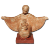 Victor Brecheret<br />Virgem. Escultura de terracota; sobre base retangular de madeira; 25 cm de altura. Assinada no verso: V. Brecheret.<br>Acompanha cerrtificado de autenticidade, assinado por Sandra Brecheret Pellegrini.