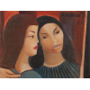 EMILIANO DI CAVALCANTI - Figuras - O.S.T. - 46 x 61 cm a.c.s.d. 1967- Com carimbo da Petite Galeria.