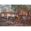 SERGIO TELLES - Largo do Cambuci - O.S.T. - 66 x 92 cm - a.c.i.d. 1988 - São Paulo.