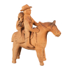 MESTRE VITALINO - Casal de noivos - escultura em barro - 21 cm de altura - assinada - no estado.