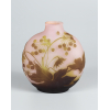 Emile Galle - vaso em vidro artístico - 20 de altura - França, séc. XX 