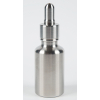 IRAN do ESPIRITO SANTO - Dropping Bottle - aço inox escovado - 10 cm de altura.