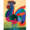ALDEMIR MARTINS - Galo - acrílico sobre tela - 82 x 62 cm - a.c.i.d. 1972 