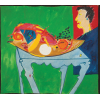 IVALD GRANATO - Sem titulo - acrílico sobre tela - 95 x 106 cm - a.c.i.d. - com etiqueta da galeria Gabinete 144.