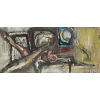 SHIRÓ, Flávio - Crescente - óleo sobre tela - 62 x 133 cm - a.c.s.e. 