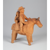 MESTRE VITALINO - Casal - escultura em barro - 21 x 17 cm - assinado