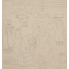 PORTINARI, Cândido - Festa de São João - desenho a grafite sobre papel - 37,5 x 35,5 cm - sem assinatura, obra registrada no projeto FCO 6130 - C. 1936