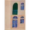 VOLPI, Alfredo - Fachada - tempera sobre papel - 32 x 23 cm - a.c.i.d. déc. 60 - participou retrospectiva do Vopli, pinturas 1914 - 1972 MAM, Rio de Janeiro. Exposição Volpi 90 anos - homenagem de amigos da galeria Cosme Velho em 1986, registro no projeto Nº 2936