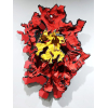 KRAJCBERG, Frans - Raíz - escultura em madeira pintada - 105 x 75 cm - assinada