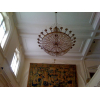 Monumental lustre estilo Império - originalmente adornava a antiga “ Casa da Manchete “ - 30 lâmpadas - medidas, 200 x 160 cm - provavelmente, Estados Unidos, séc. XIX