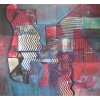 BURLE MARX, Roberto - Abstrato - Panno - 130 x 140 cm - a.c.i.d. 1984 - procedência Marques galeria de arte