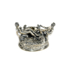 Benvenuto CELLINI - “Saltcellar” – Reprodução executada em prata de lei no século XIX, teor 900 - 20 x 12 x 13,5 (altura) cm - Museu Kunsthistorisches [da História da Arte], Viena, Áustria. O saleiro foi feito pelo escultor renascentista italiano Benvenuto Cellinii para o rei da França Felipe I, nos primeiros anos da década de 1540. Há duas figuras representando a Terra [Anfitrite] e o Mar [Netuno].