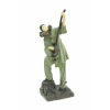 CHIPARUS, Demétre Haralamb (1886–1947) – “Pierrot Luthiste” – Escultura em bronze patinado e marfim, representando Pierrot. Assinada no bronze, D. H. Chiparus – C. 1920 - 41 cm de altura - Reproduzida em: Chiparus, Master of Art Deco, de Alberto Shayo, à pág. 196 / Art Deco and Other Figrures, de Bryan Catley, às págs. 61 e 76 / “Art Deco Sculpture”, de Victor Arwas, à pág. 61. 