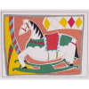 Tito de Alencastro<br>Cavalo do Circo – 29 x 36 cm <br>Gravura – Ass. CID – Sem Moldura
