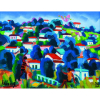 Inimá de Paula<br>As Favelas do Grande Rio – 31 x 41 cm – OST – Ass. CIE e Dat. 1986