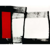 Amilcar de Castro<br>Composição com Vermelho – 100 x 130 cm <br> AST – Ass. Verso e Dat. 1994