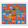 Antônio Poteiro - São Francisco e as borboletas – 65 x 75 cm – Gravura– Ass. CID – Sem Moldura