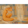 Enrico Bianco - Nu Feminino – 50 x 70 cm – OSE – Ass. CID e Dat. 1988 <br /><br />“Quanto mais vejo o corpo, mais o sinto existente em si mesmo, proprietário de um segredo, - um sentido – labirinto particular, alheio ao ser precário. - Cada corpo é uma escrita diferente e tão selada em seu contorno estrito que a devassá-la em vão - se aflige a mente: não lhe penetra, na textura, o mito. - Trabalho eterno: a mão, o olhar absorto, no gesto fulvo e nu da moça andando como flor a mover-se fora do horto. - Só o pintor conhece como e quando o corpo se demonstra na pureza que é negação de tempo e de tristeza.” - Carlos Drummond de Andrade