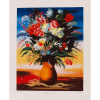 Enrico Bianco<br>Vaso de flores – 62 x 50 cm – Gravura– Ass. CID – A pintura original é datada de 1948 – Sem Moldura
