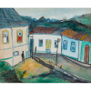 Chanina - Cidade Histórica – 50 x 60 cm – OST – Ass. CIE e Dat. 1963