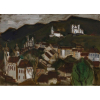 Emeric Marcier - Paisagem de Ouro Preto – 72 x 100 cm – OST – Ass. CID e Dat. 1965