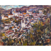 Sergio Telles - Ouro Preto – 60 x 73 cm – Óleo sobre Tela – Ass. CID e Dat. 1973 - Esta obra está reproduzida no catalogo da exposição individual realizada pelo artista no BDMG<br /><br />“(...) A pintura de Sérgio Telles é uma exaltação à própria pintura. Exatamente numa época em que subverteram-lhe os valores, ele se manteve corajosamente fiel a ela, e, por isso mesmo, com talento e maestria, deu prosseguimento à tradição fundada por alguns mestres modernos como Bonnard e Matisse.(...).<br /><br />Ferreira Gullar<br />Rio de Janeiro, 1994