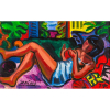 Inimá de Paula - Homenagem a Gauguin – 33 x 53,5 cm – Óleo sobre Tela sobre Eucatex– Ass. CIE e Dat. 1974