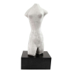 Bruno Giogi - Torso Feminino - 63 x 30 x 17 cm – Escultura em mármore de carrara – Assinatura com as iniciais na perna direita – Esta obra participou do leilão da Soraia Cals – Acompanha certificado de autenticidade emitido pelo Bruno Giorgi e pela marchand Harilda Larragoiti, participou da exposição individual realizada no Rio de Janeiro, em 1985, na Actuel Objetos de Arte.