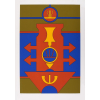 <p>Rubem Valentim - Emblemas - 100 x 70 cm - Gravura Sem Moldura - Assinado no Canto Inferior Direito e datado 1989 - Exemplar 114/140 - Apresenta pequenos desgastes nas bordas e sinais de oxida&ccedil;&atilde;o, e pequenos sinais na obra</p>