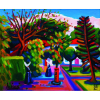 Inimá de Paula<br />As Freiras na Praça - 50 x 61 cm<br />OSE - Ass. CIE e Dat. 1986<br />Reproduzido no Raisonné do<br />artista na página 189