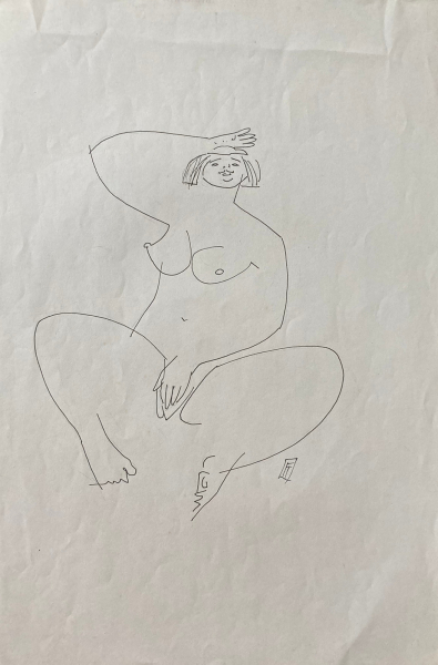 Floriano Teixeira. Desenho. 33x22cm — Floriano de Araújo Teixeira